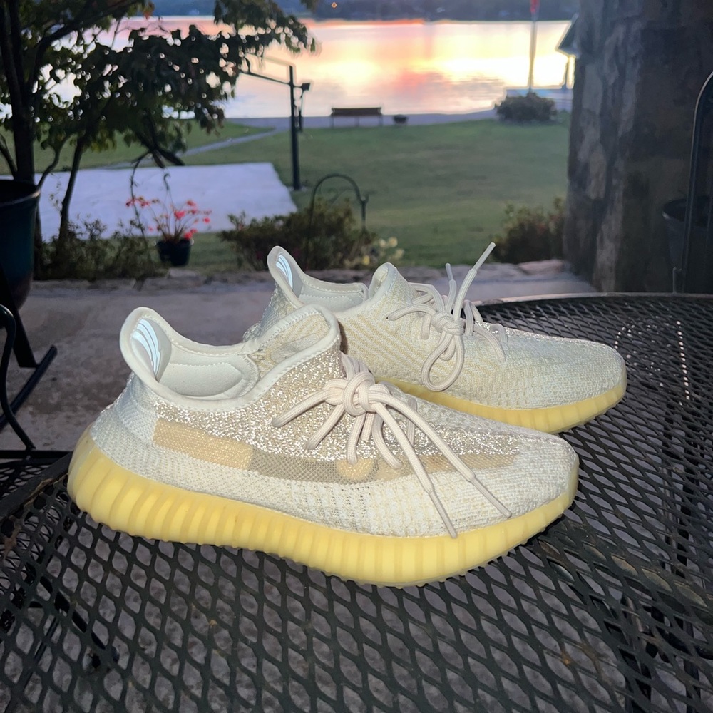 Yeezy (tan/beige)  - Men size 8 Womens 9.5 (fit more like a Women’s 9)
